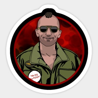 Taxi Driver Sticker